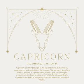 Capricorn Zodiac Necklace