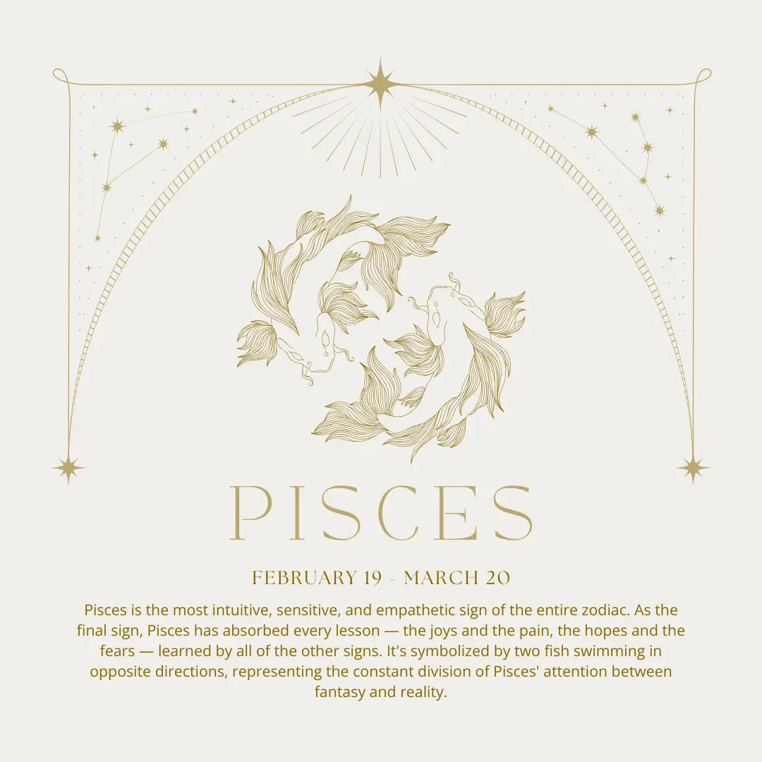 Pisces Zodiac Necklace