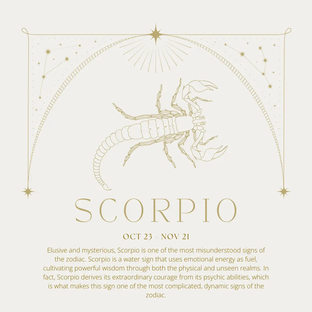 Scorpio Zodiac Necklace