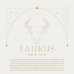 Taurus Zodiac Necklace
