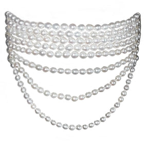 THE ‘’VICTORIA’’ PEARL CHOKER NECKLACE