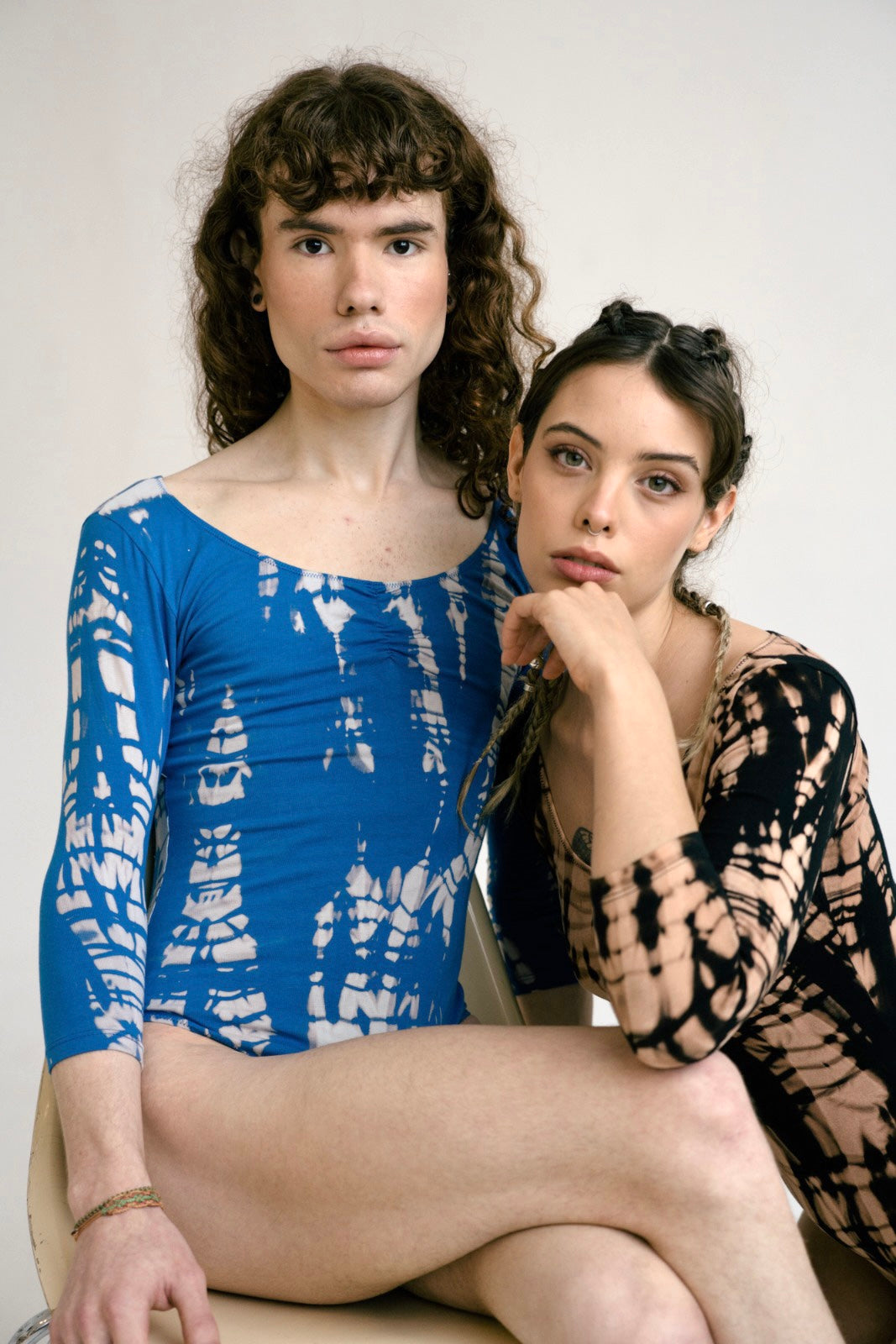 Bodysuit Elo Tie-dye  in Blue