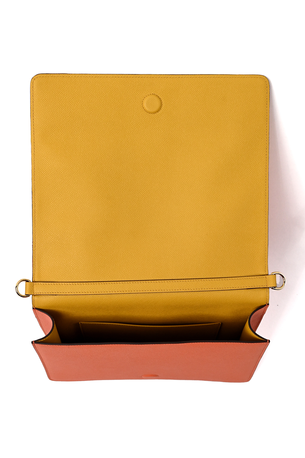 Artepara Autumn Signature Hand-Embroidered Leather Clutch