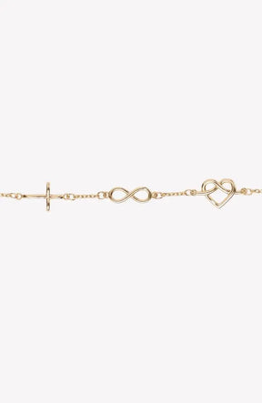 Faith, Hope, Love Bracelet