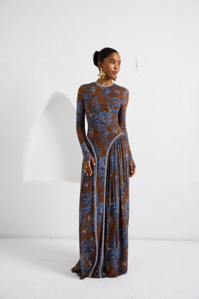 Maxi Dress - Dream Safari - Brown