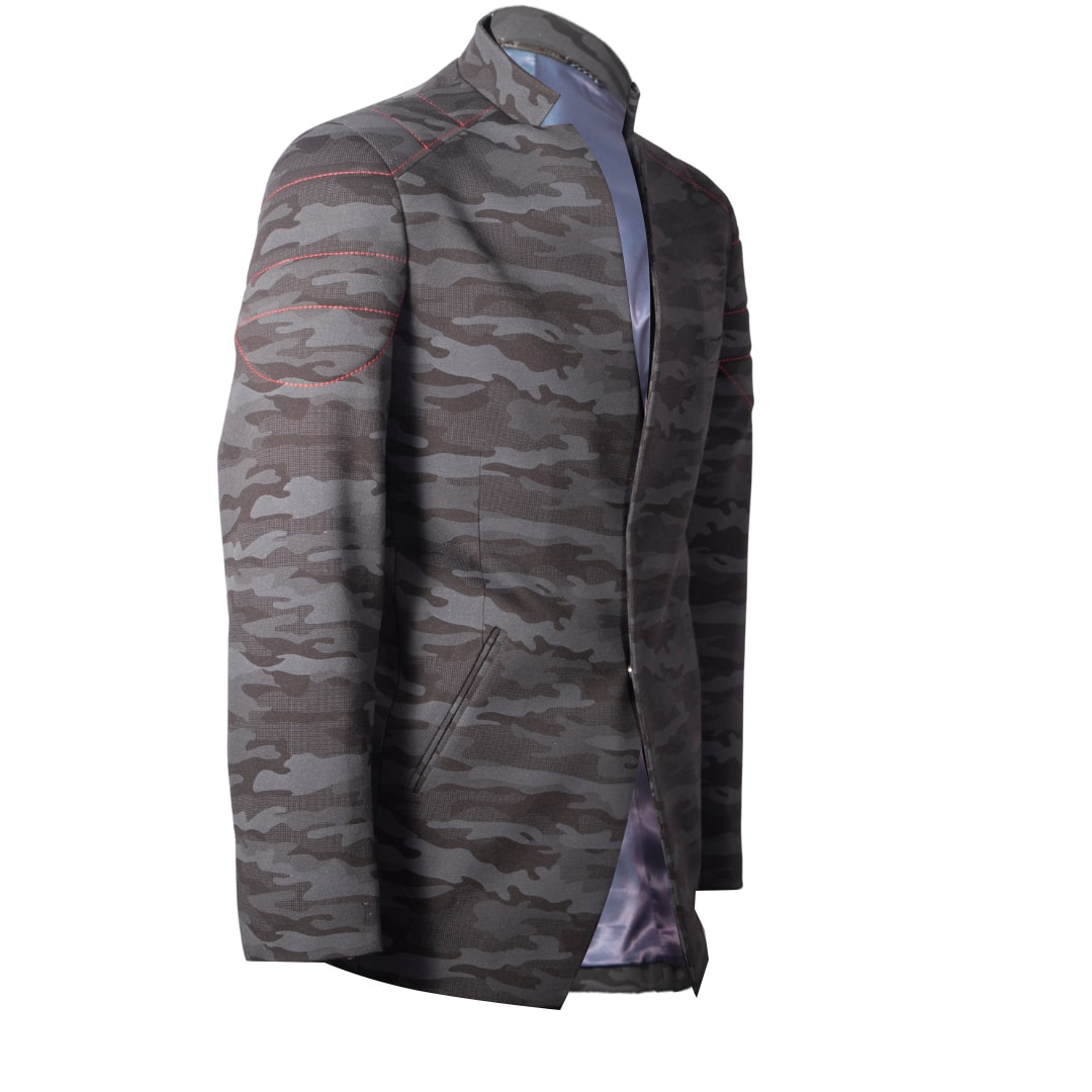 Camouflage blazer