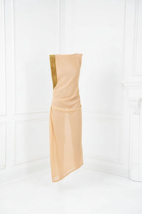 The Aurelia Beaded Silk Chiffon Gown