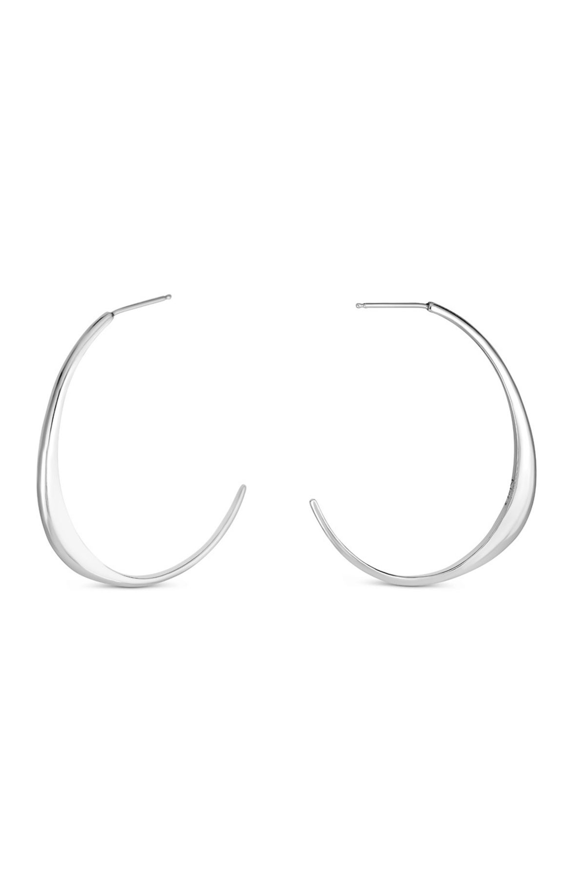 Hiba Hoop Earrings in Sterling Silver