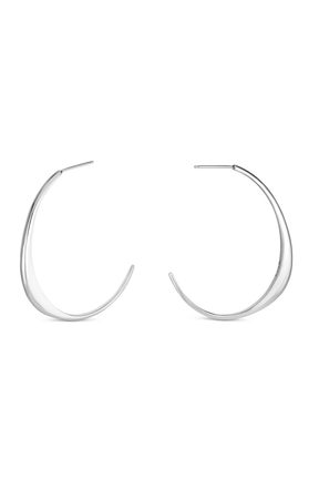 Hiba Hoop Earrings in Sterling Silver