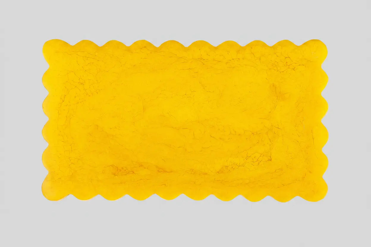 Resin Scallop Rectangular Cheese Board - 14 Inches