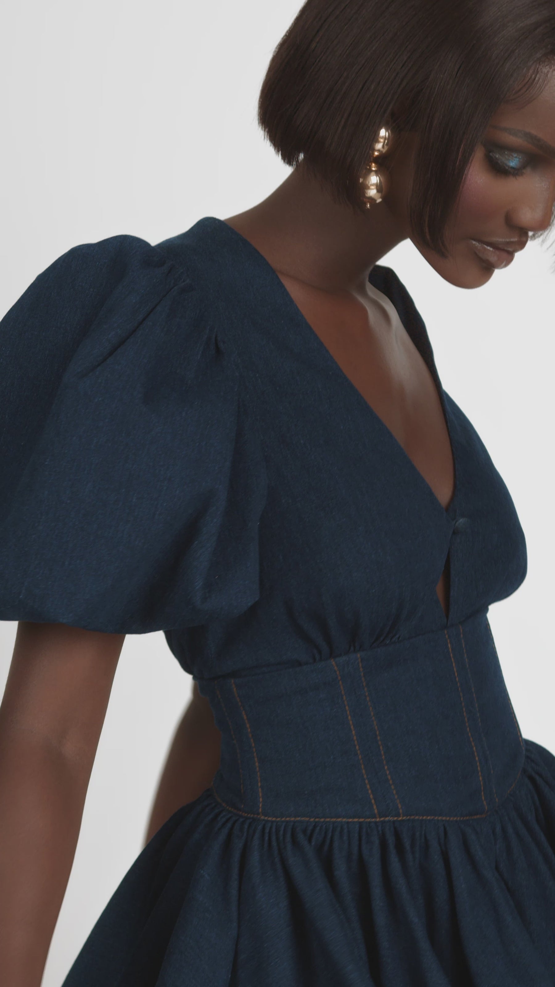 Denim DELILAH Mini Dress