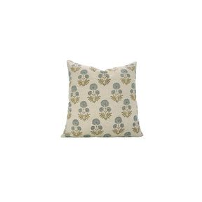 Boho Decor Block Print Linen Blend Pillow Cover - Rishi
