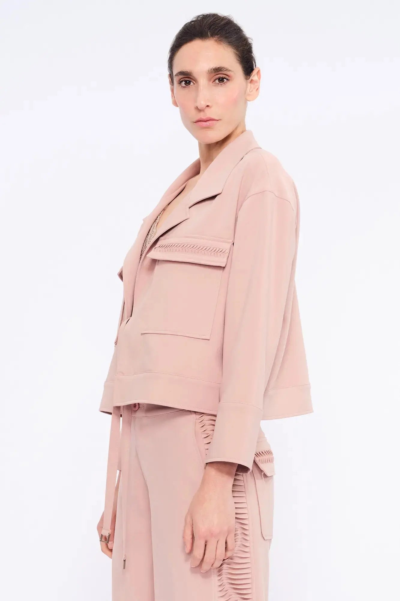 Parker Tie-Front Jacket