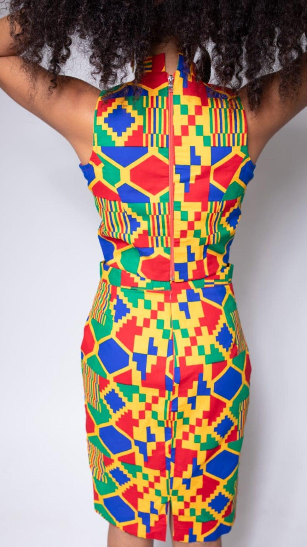 Ogiri Crop Top and Skirt Set