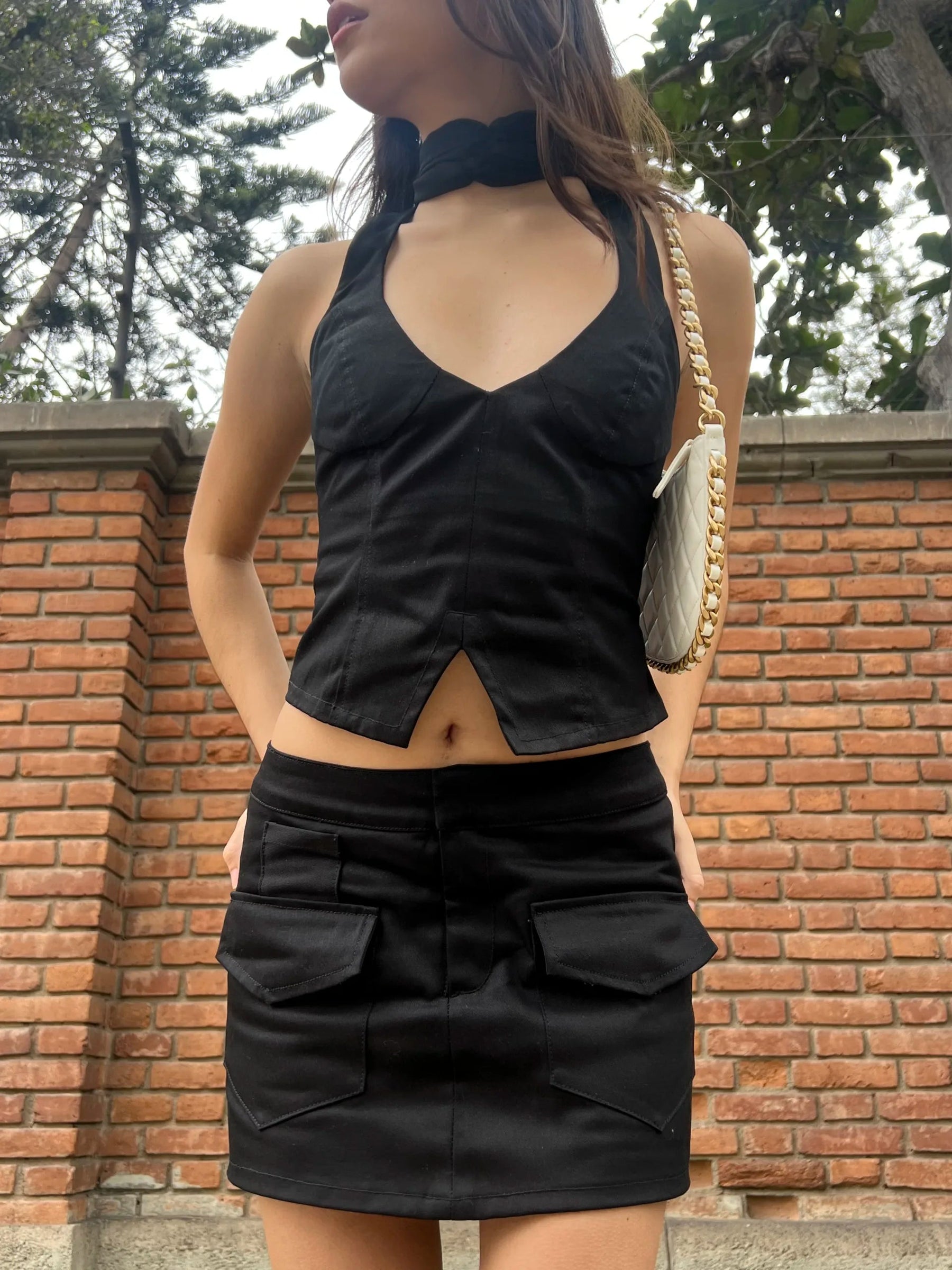 SAPPHIRE CORSET - BLACK