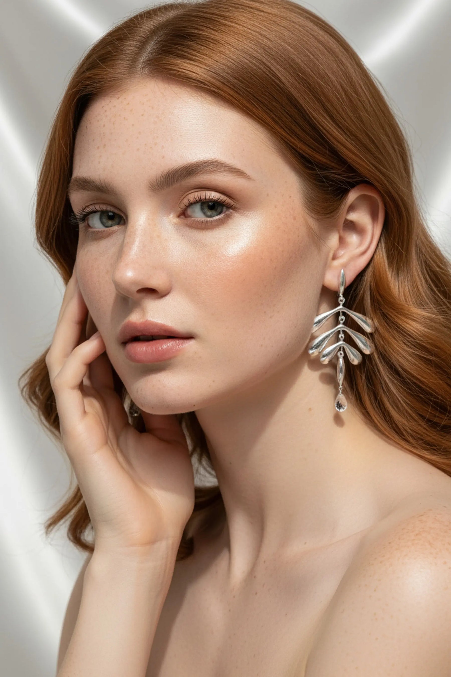 Luxe Fluid Droplet Earrings