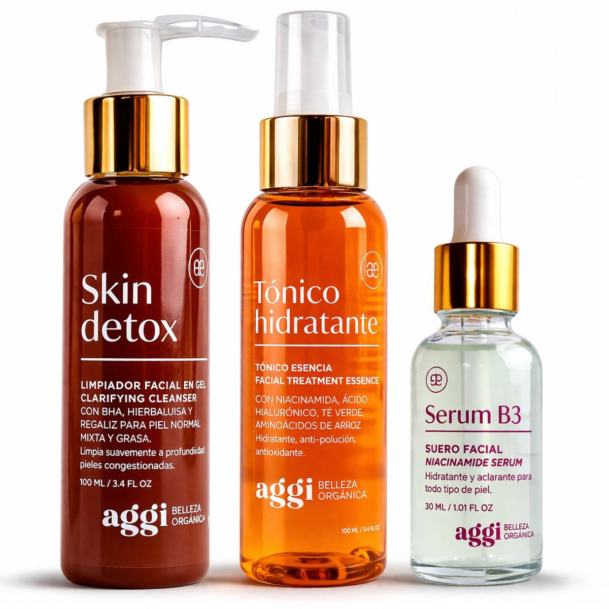 The Clear Balance Ritual Set. 3-step Routine For Oily & Combination Skin