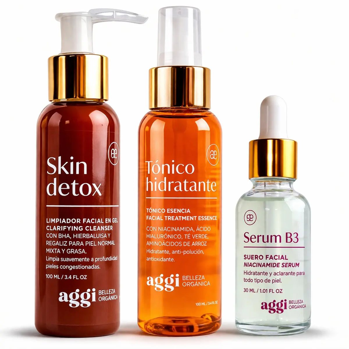 The Clear Balance Ritual Set. 3-step Routine For Oily & Combination Skin