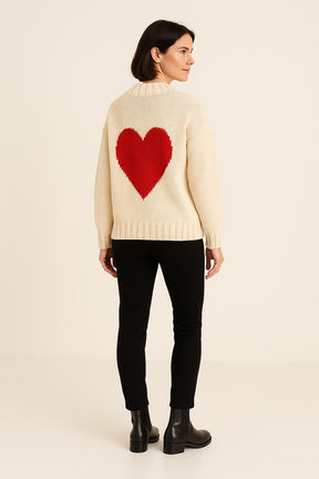 Chunky heart Cardigan