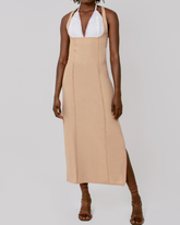 Kavya Cotton Halter Midi