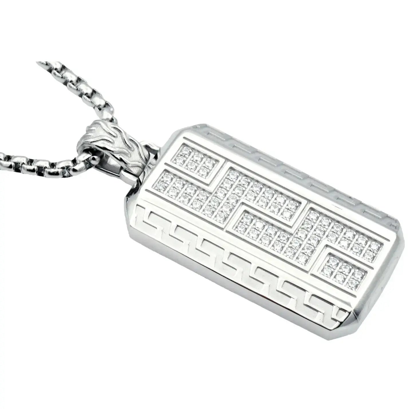 Dog Tag Pendant Necklace
