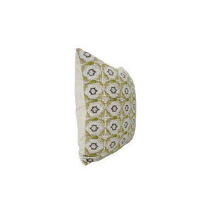 Bold And Beautiful Hand Block Printed Viscose Linen Pillow Cover- Jharoka