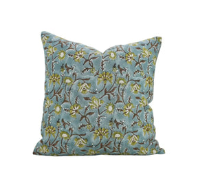 Stylsih Hand Block Printed Handmade Viscose Linen Pillow Cover - Nayaab