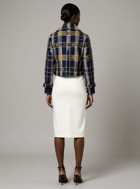 Eseme Aso Oke Luxe Trench Jacket