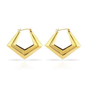 Mona Lisa Door Knocker Earrings