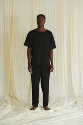 Aware Tee - Textured Crewless Top