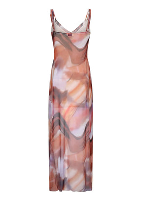 Safari Vestido Print rosa