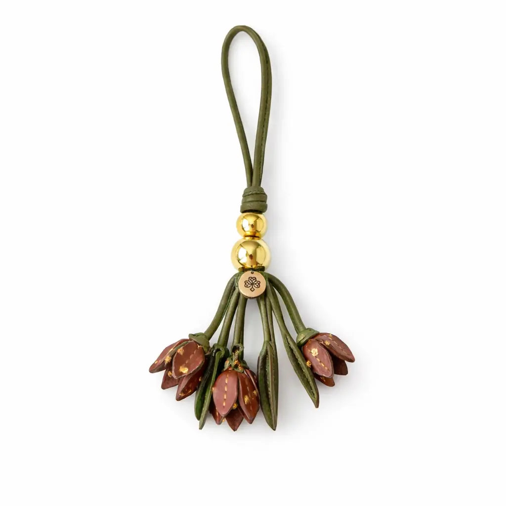 Harvest Leather Purse Charm | ROSZUAR