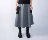 Midi Cargo Knit Skirt