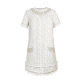 Tia Tweed Bouclé Sheath Mini Dress