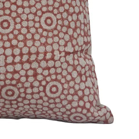Handmade Floral Design Thick Linen Cushion Cover - Chunri Buti