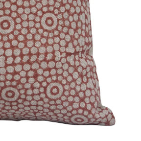 Handmade Floral Design Thick Linen Cushion Cover - Chunri Buti