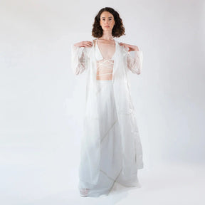 Blanche Parachute Duster Coat