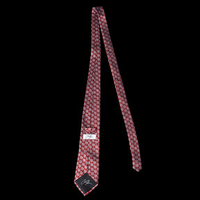 Red White Palm Trees Neck Tie