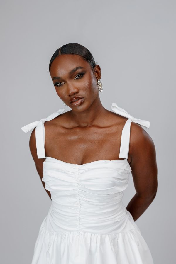 Ruched Midi Dress