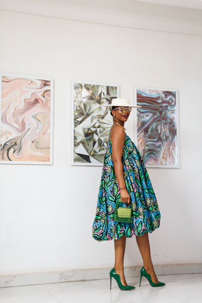Uziza Puffy Mini Dress