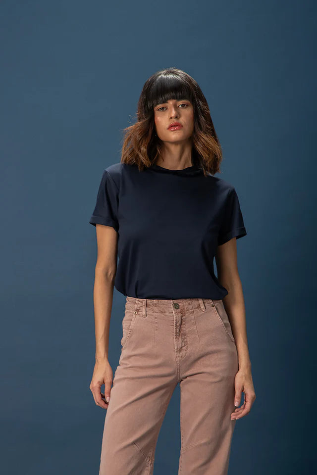 Basic Millare T-shirt – Navy Blue