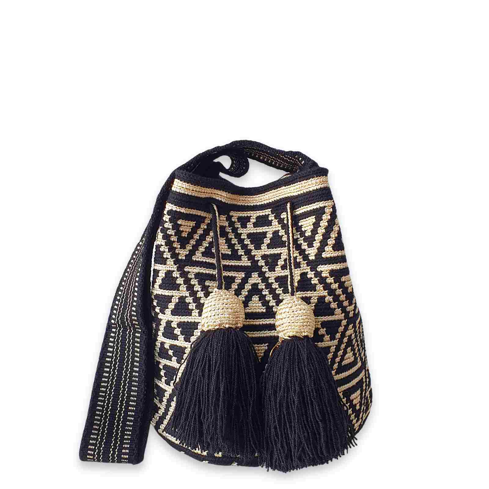 Estrella (Gold) Wayuu Bag - Medium