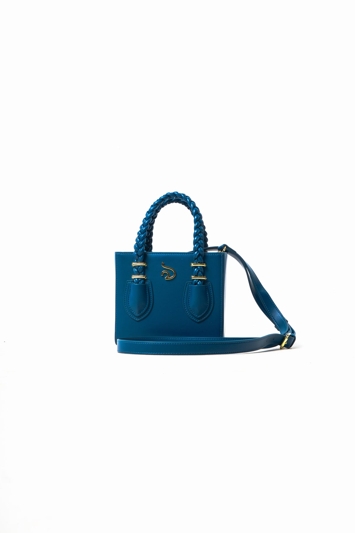 Boxy Tote With Gold Hardware