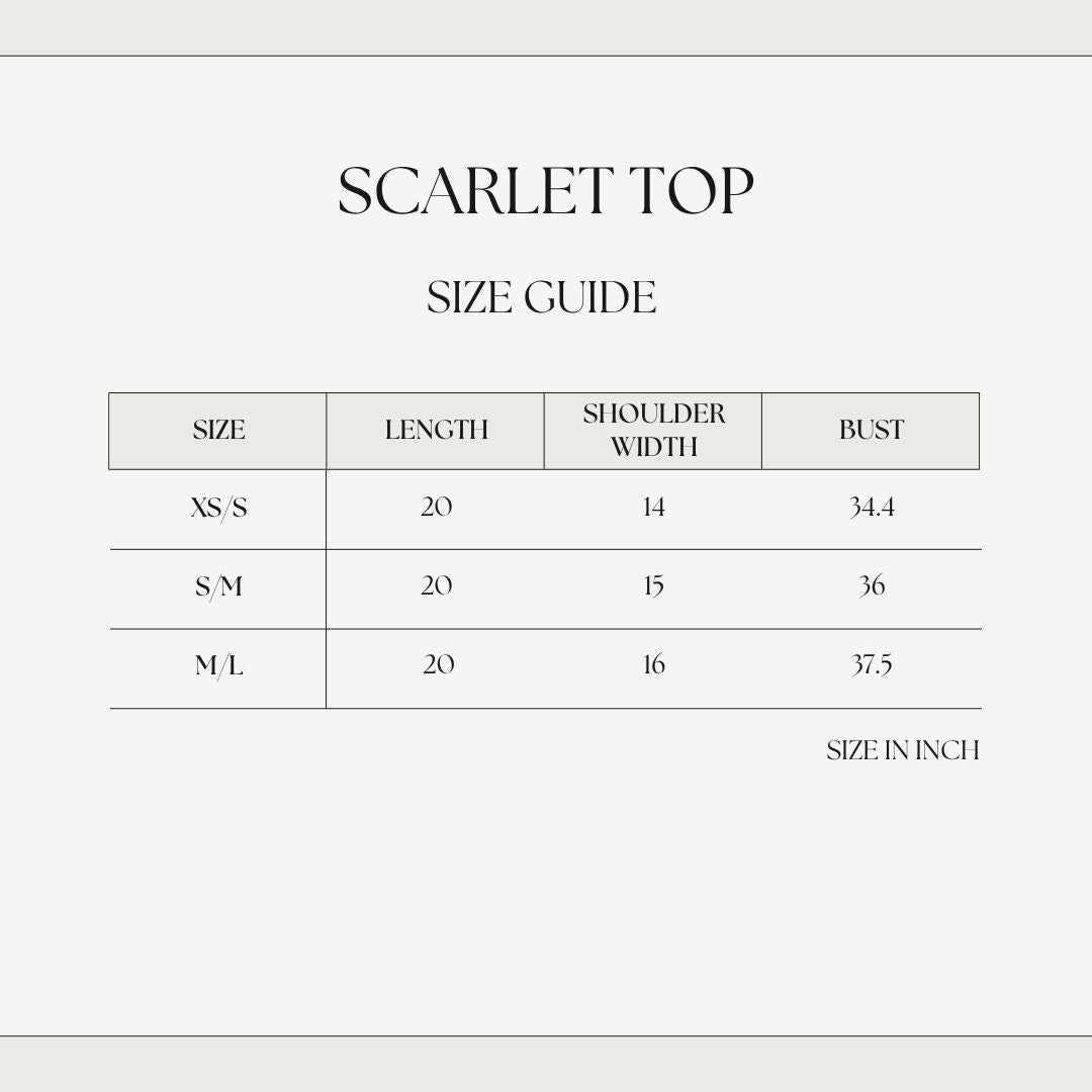 Scarlet Top