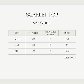 Scarlet Top