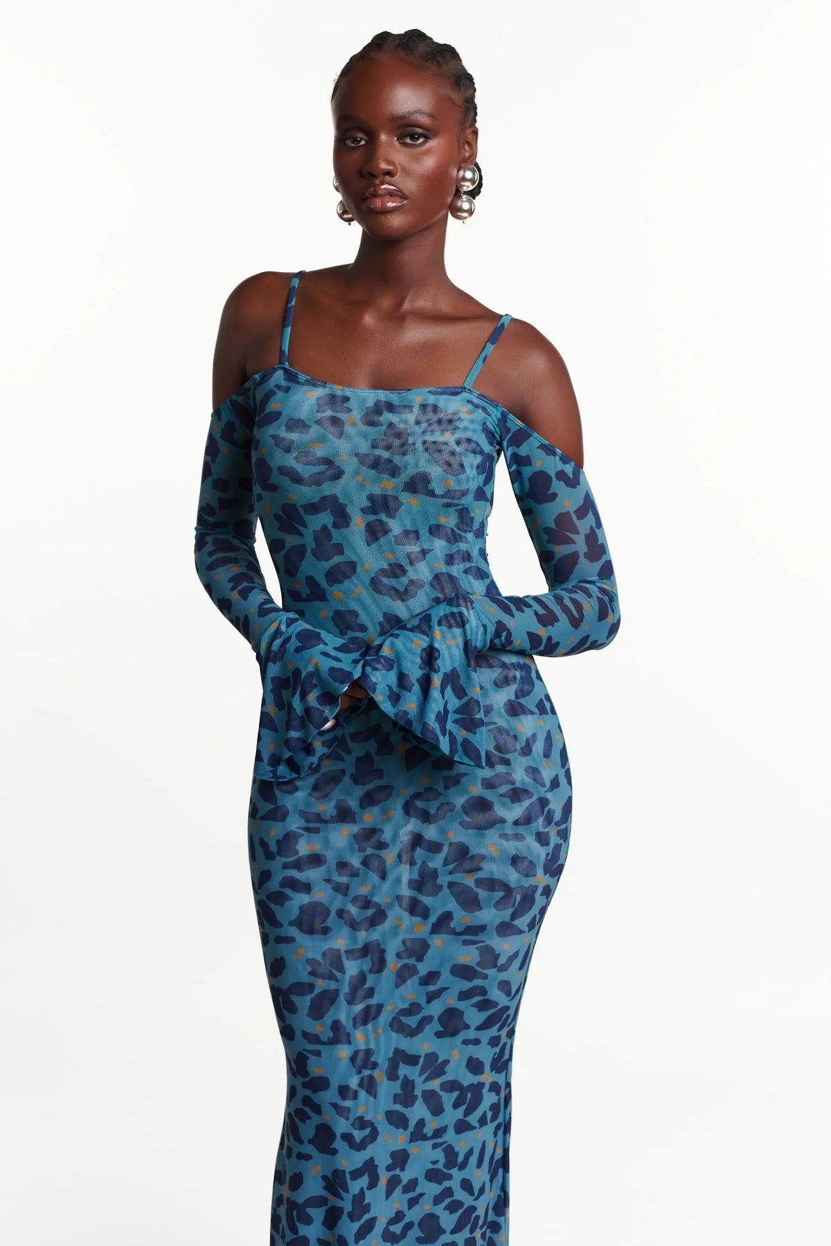AZI Off shoulder Maxi Dress