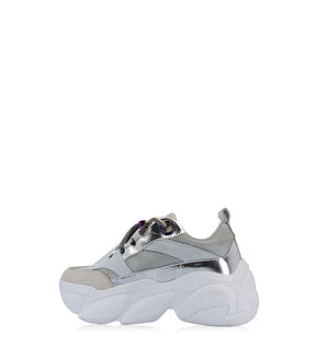 Sleek Silver Sneakers