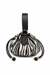 Lunaire Sauvage Hair-On Leather Crossbody Bag