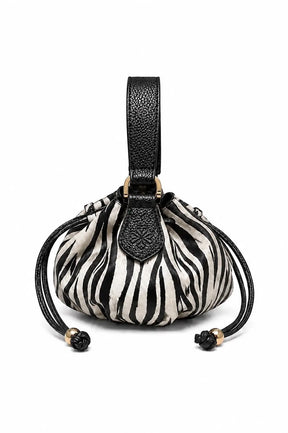 Lunaire Sauvage Hair-On Leather Crossbody Bag
