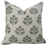 Traditional Block Print Boho Thick Linen Pillow Cover- Chahat